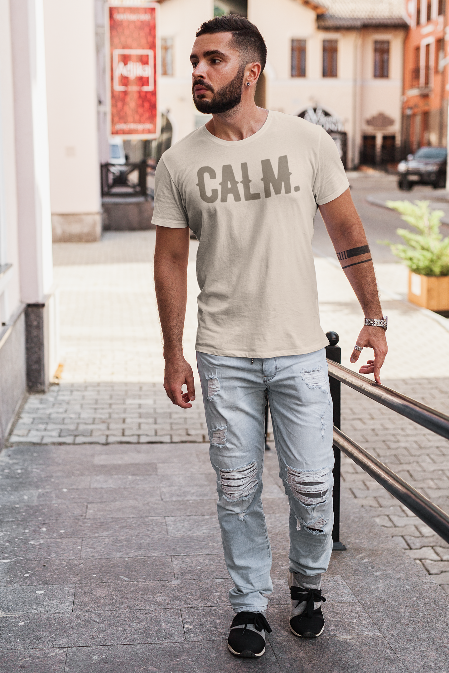 Khaki t-shirt