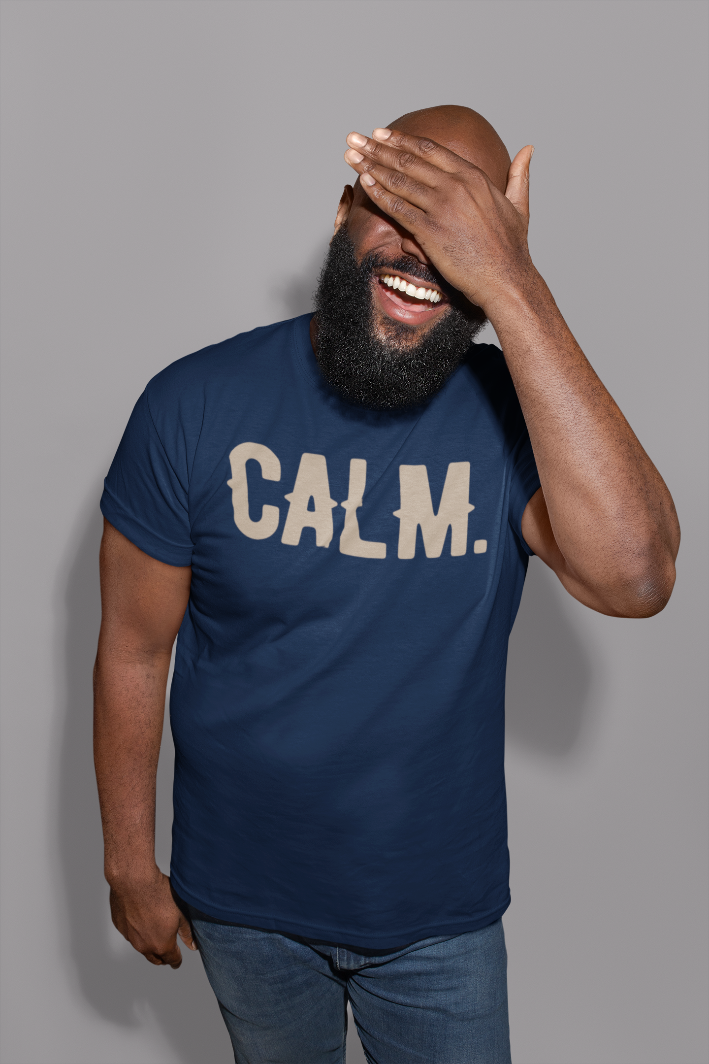 Blue/Khaki t-shirt
