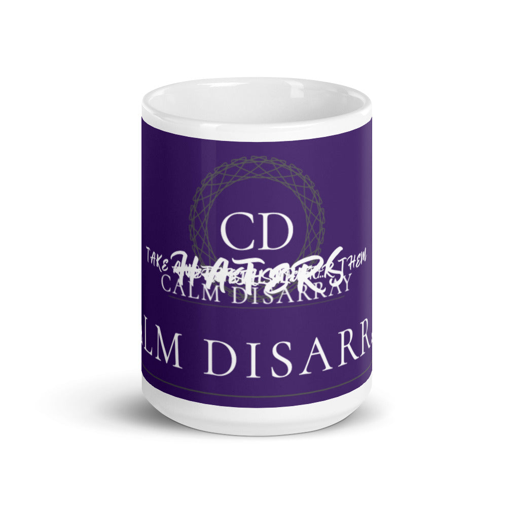 White glossy mug