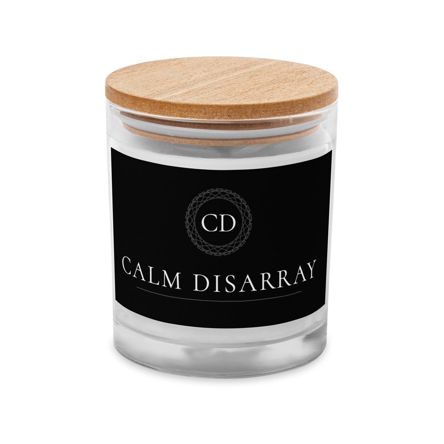 Glass jar candle