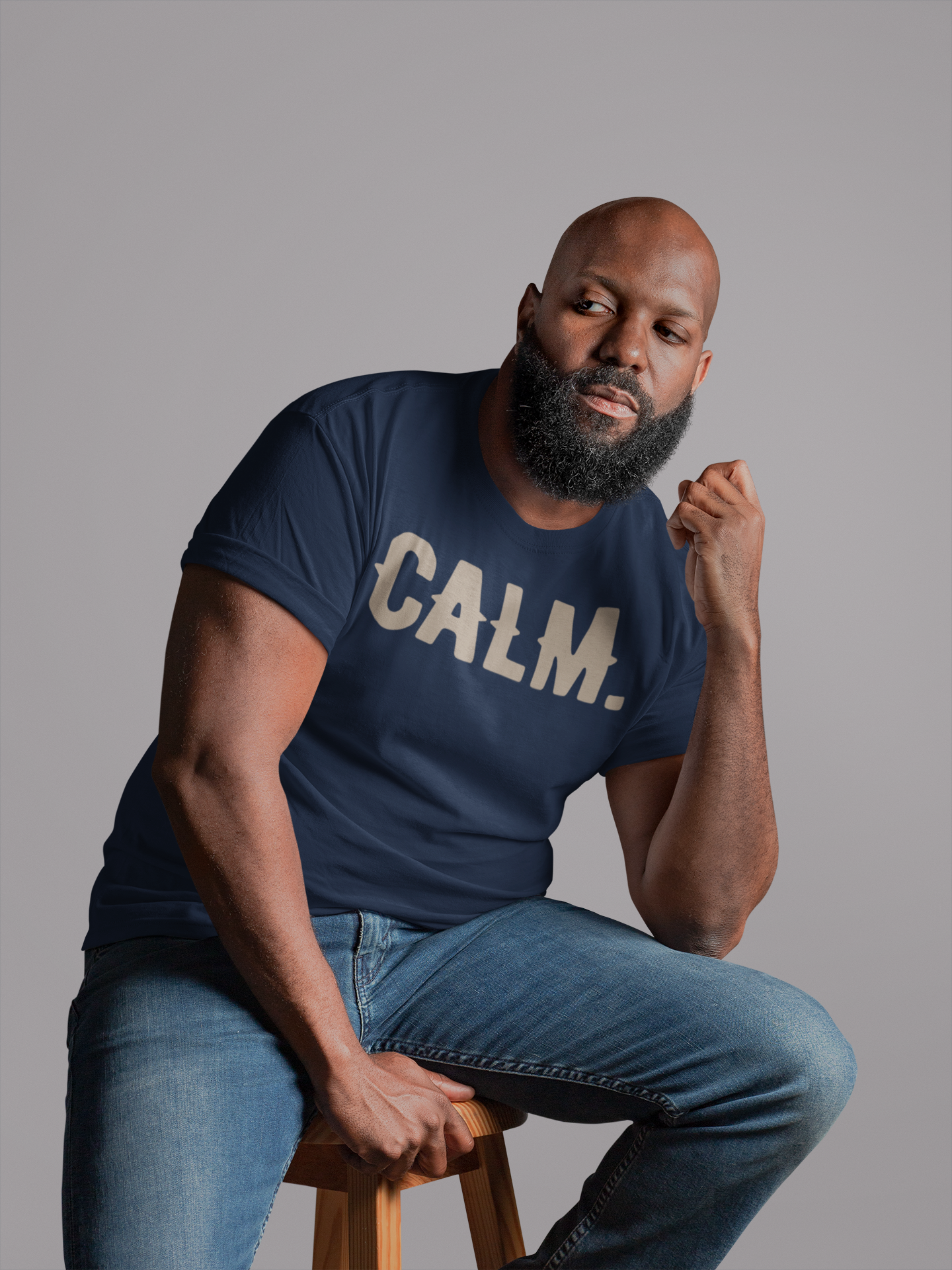 Blue/Khaki t-shirt
