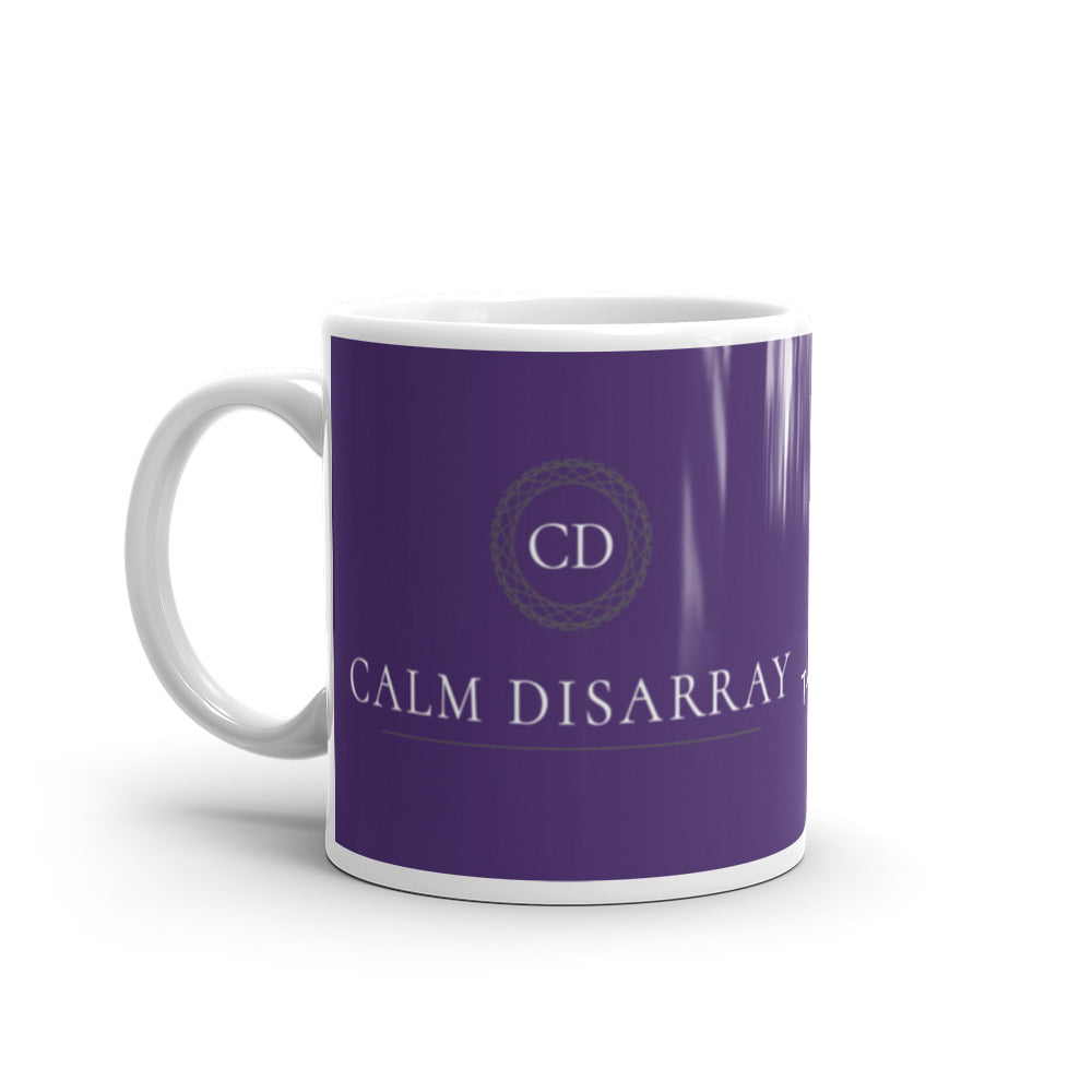 White glossy mug