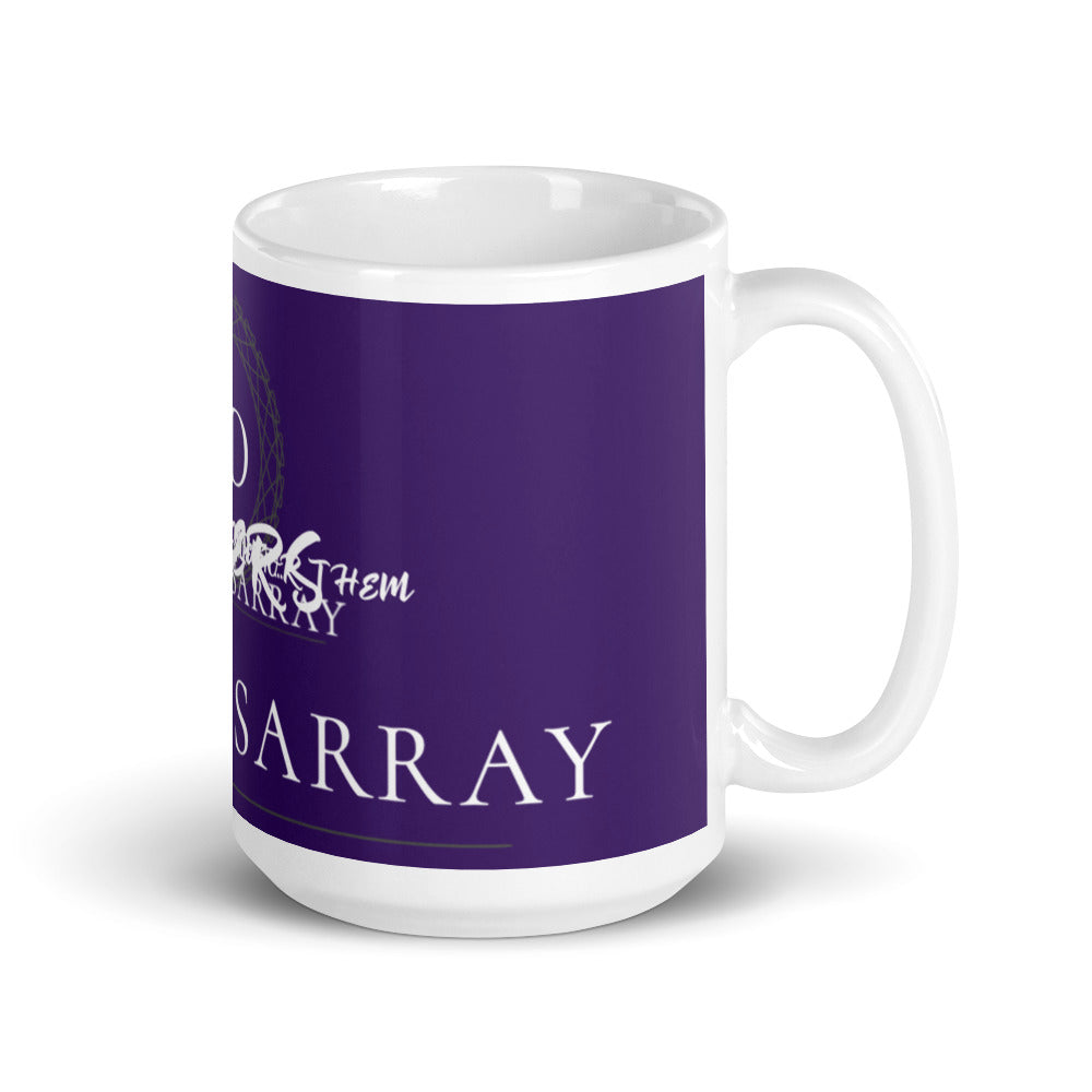 White glossy mug